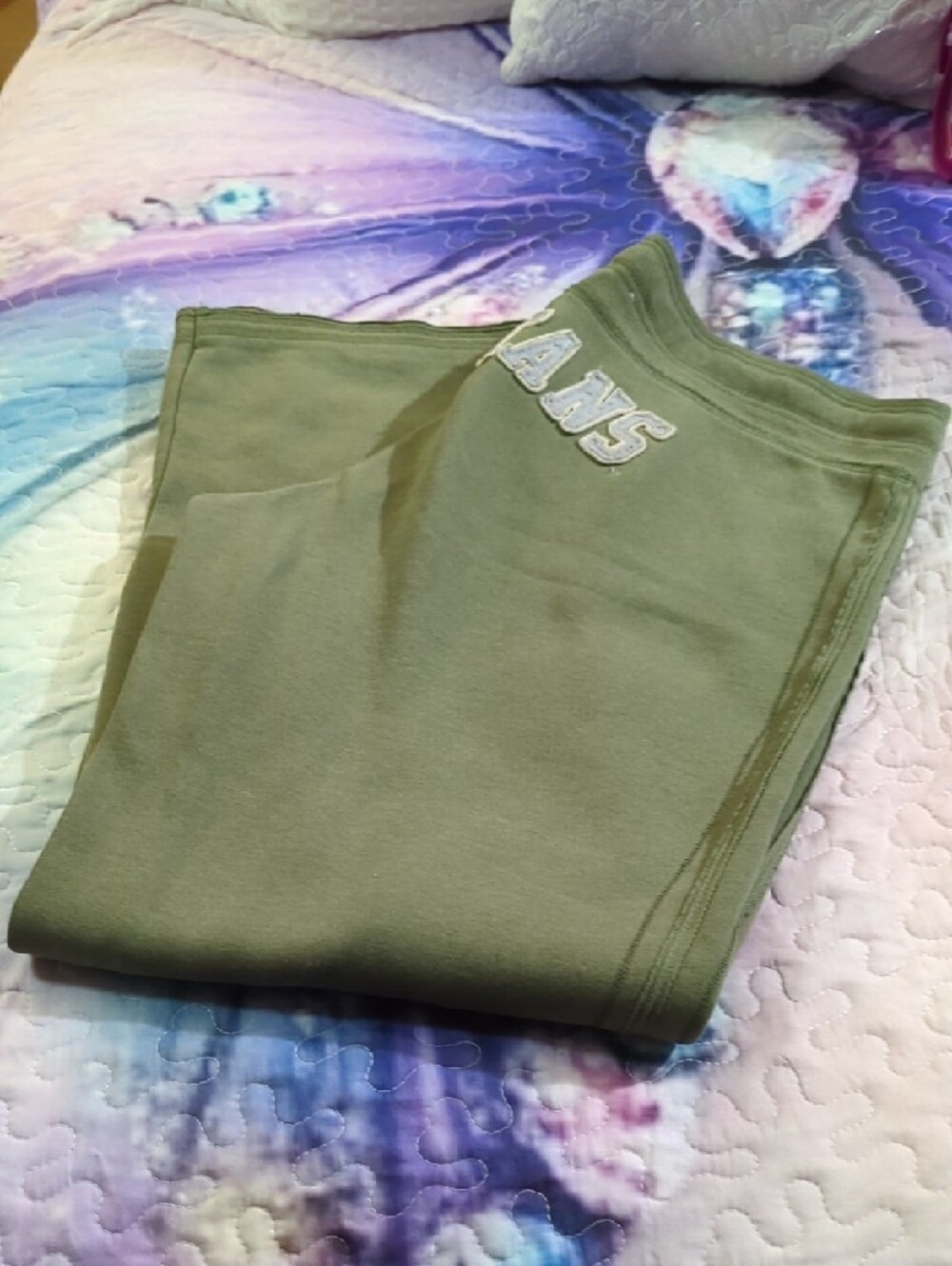 Campus Crew Michigan State Olive Green Jogger Sweatpants – Women’s Large - Picture 15 of 16